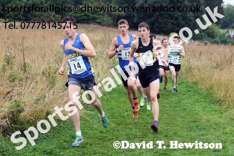 Senior mens relay, Sunderland Harriers Open Cross Counry, Farringdon Park, Sunderland. Photo: David T. Hewitson/Sports for All Pics